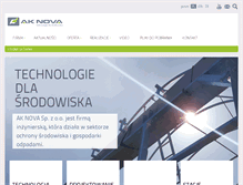 Tablet Screenshot of aknova.com.pl